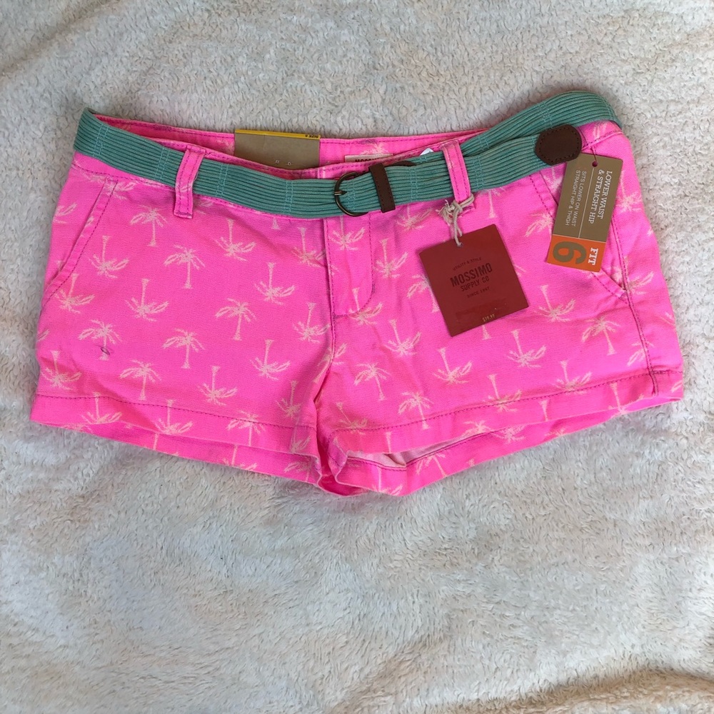 Mossimo Palm Tree Shorts Size 5